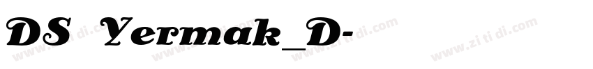 DS Yermak_D字体转换